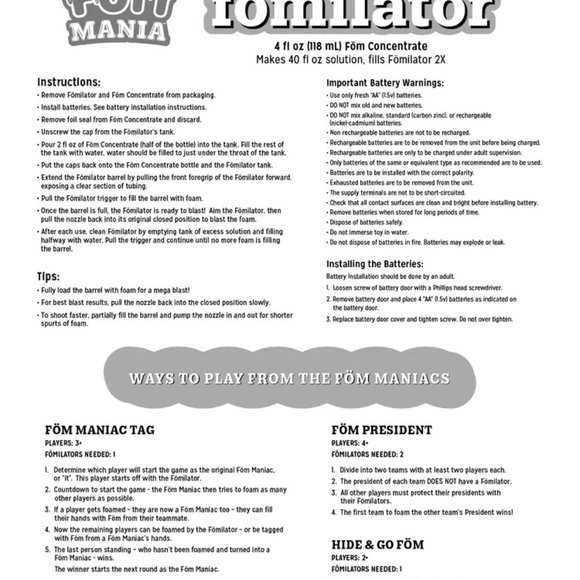 Brand New FÖM MANIA Foam (5)  PACK Concentrate Refill ONLY - Picture 9 of 9